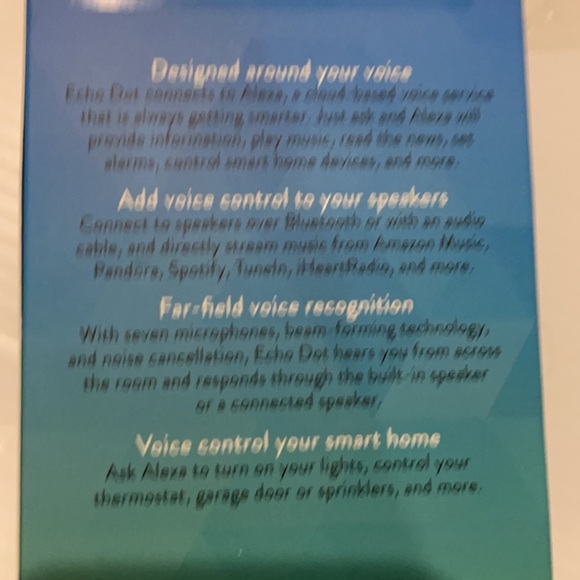 New In Box Amazon Echo Dot -Great Gift Giving-Brand New - Picture 11 of 11